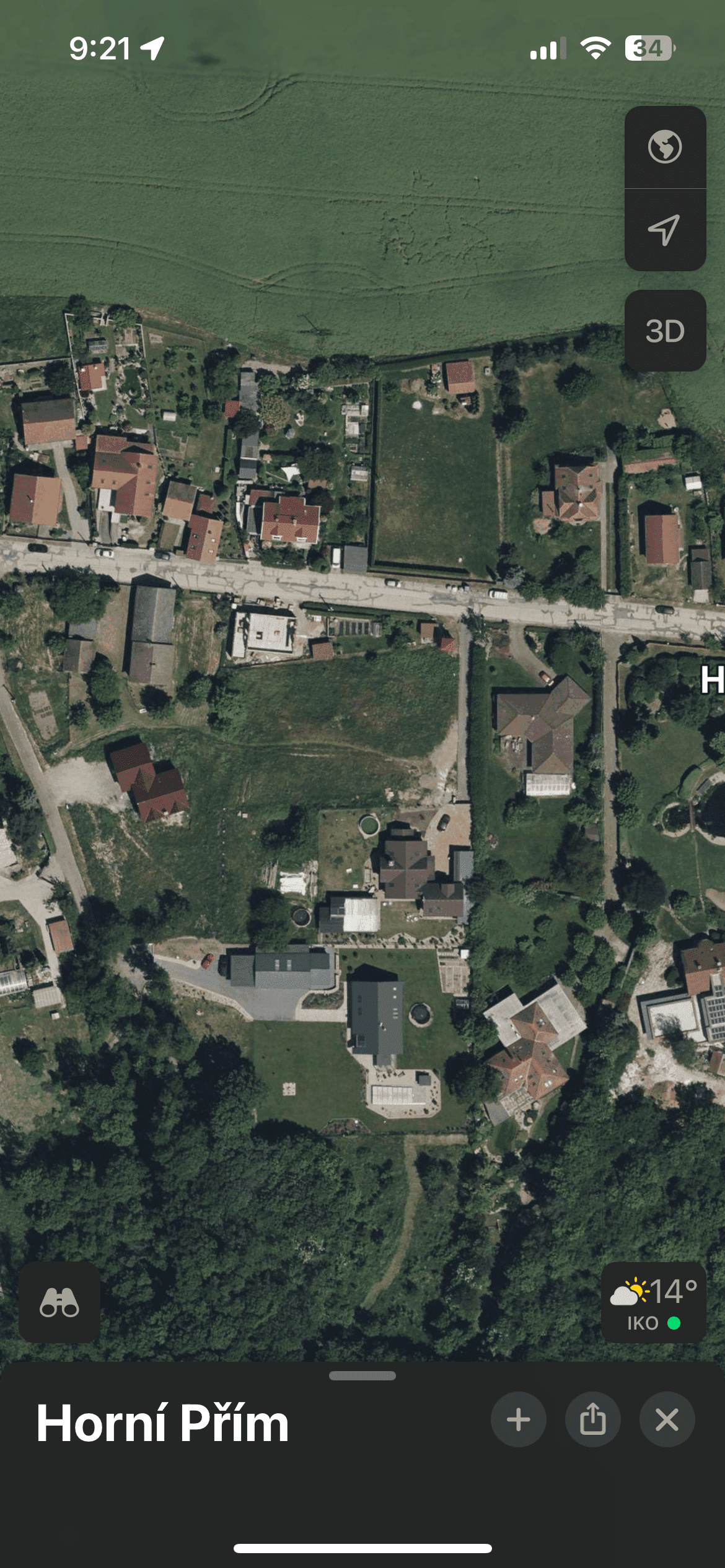 Pozemek 🏡 Pronájem slunného pozemku v Horním Přímu