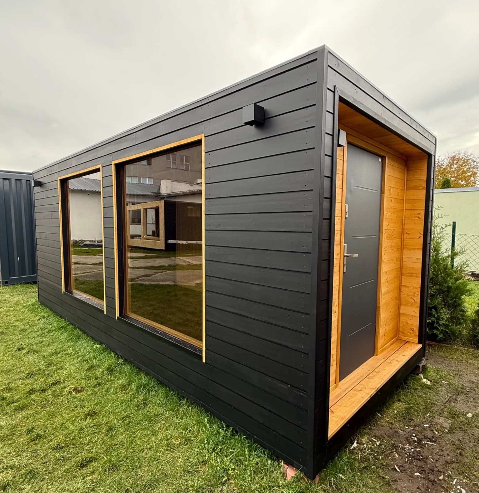 Kontejnerová sauna na míru 11