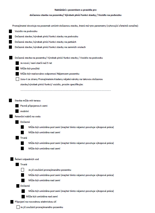 Pozemek 🏡 Pronájem části pozemku v obci Jedlany – pro rekreační nebo trvalé bydlení v přírodě
