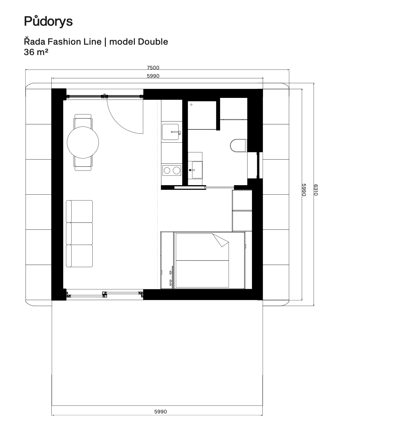Fashion Line Double 6