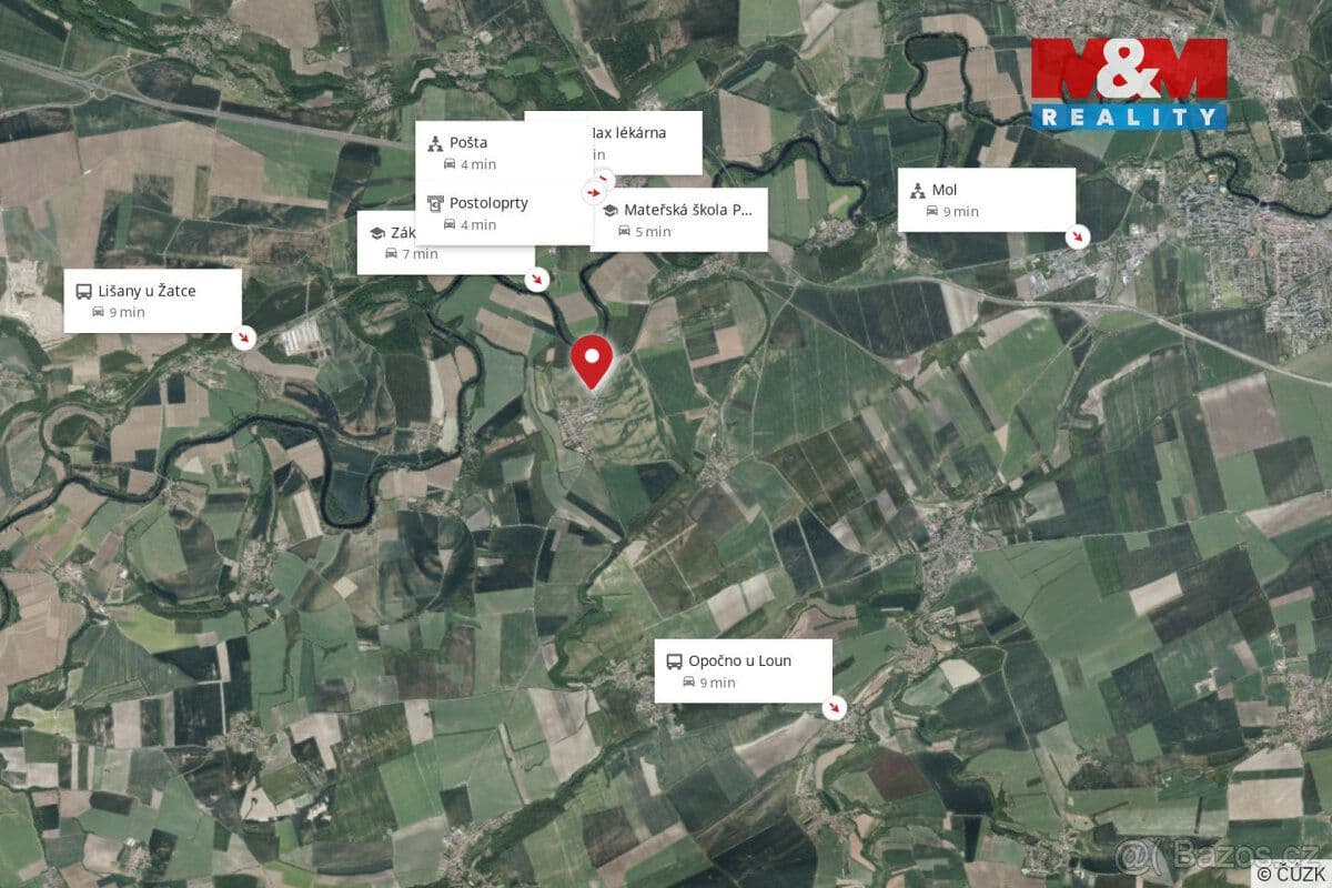 Pozemek Prodej pozemku k bydlení, 966 m², Postoloprty - Louny | Bazoš.cz