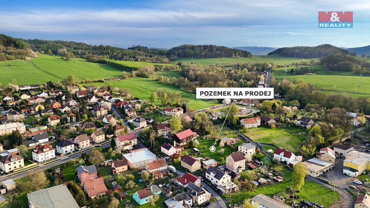 Pozemek Prodej pozemku k bydlení, 833 m², Česká Kamenice - Děčín | Bazoš.cz
