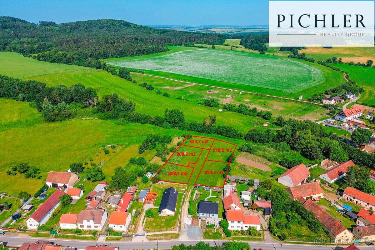 Pozemek Stavební pozemky - Černotín u Dnešic - Plzeň-jih | Bazoš.cz