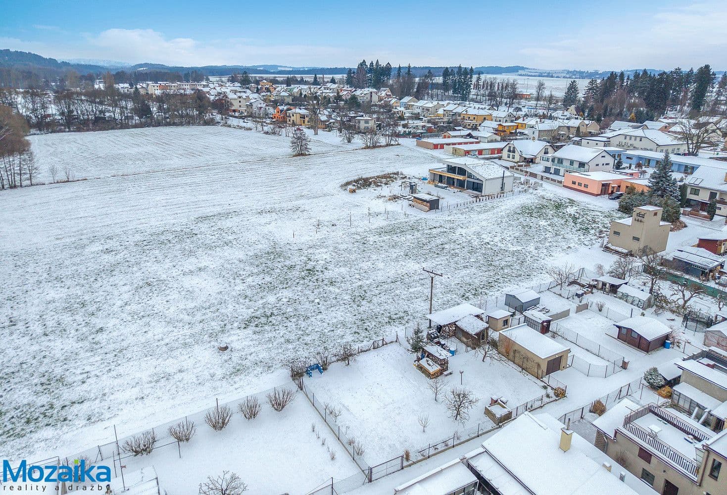 Pozemek Prodej stavebního pozemku 4 004 m²