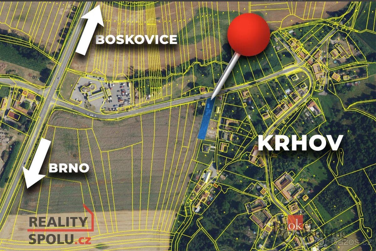 Pozemek Prodej, pozemky/bydlení, 1488 m2, Krhov, Blansko [ID 73909] - Blansko | Bazoš.cz