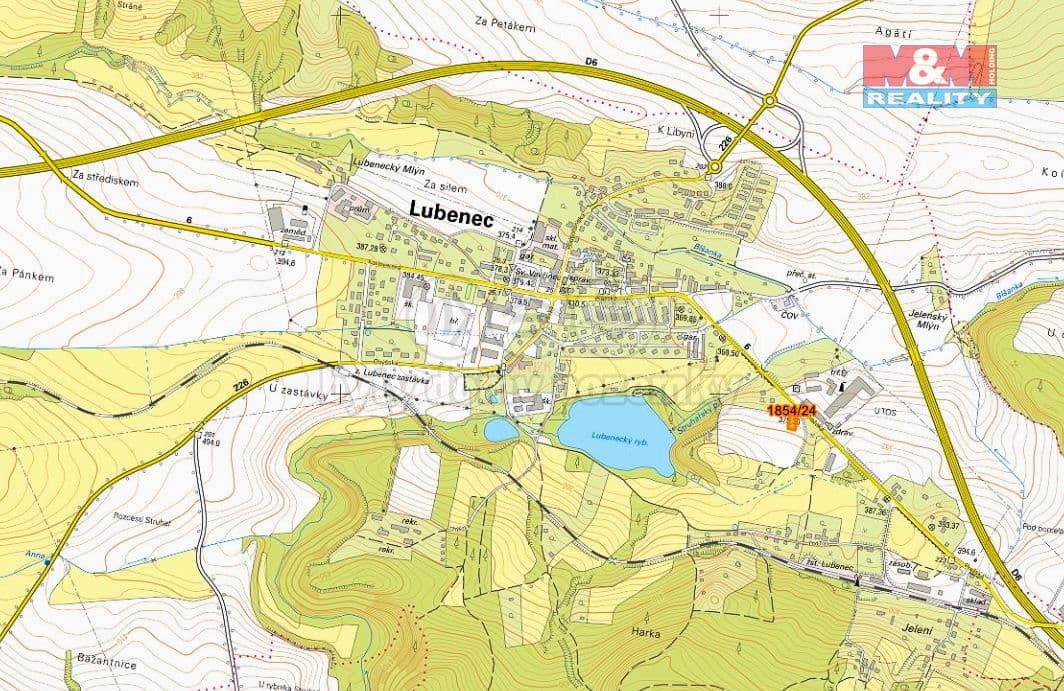 Pozemek Prodej pozemku k bydlení, 808 m², Lubenec - Louny | Bazoš.cz