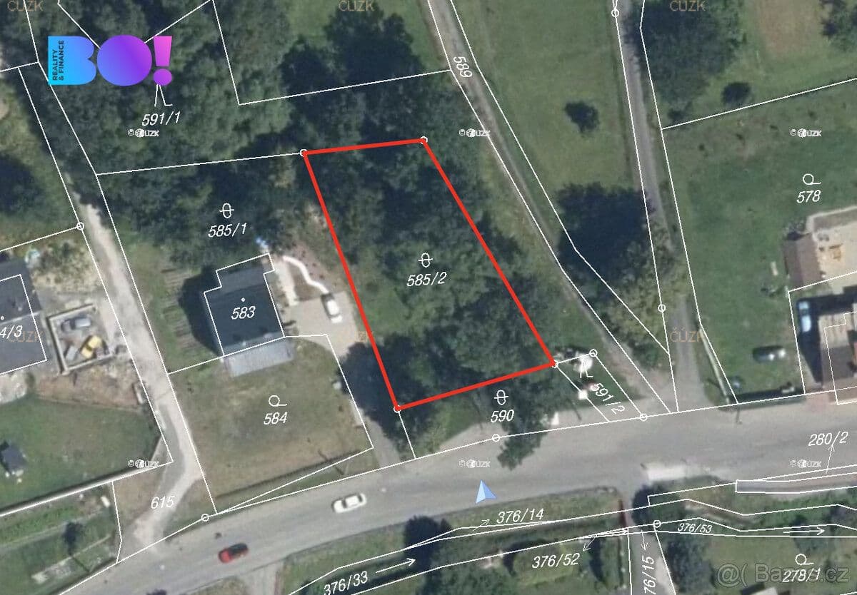 Pozemek Prodej pozemku 814 m², Staříč - Frýdek - Místek | Bazoš.cz