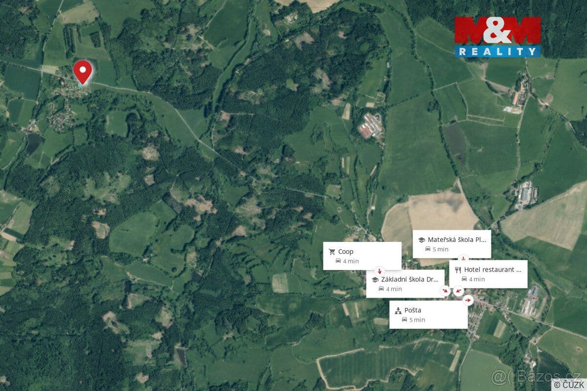 Pozemek Prodej pozemku k bydlení, 1734 m², Plánice, Zbyslav - Klatovy | Bazoš.cz