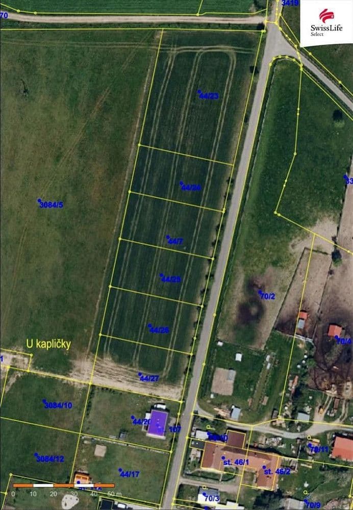 Pozemek Prodej stavebního pozemku 1 109 m²