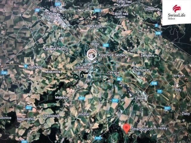 Pozemek Prodej stavebního pozemku 864 m2 Žáky - Kutná Hora | Bazoš.cz