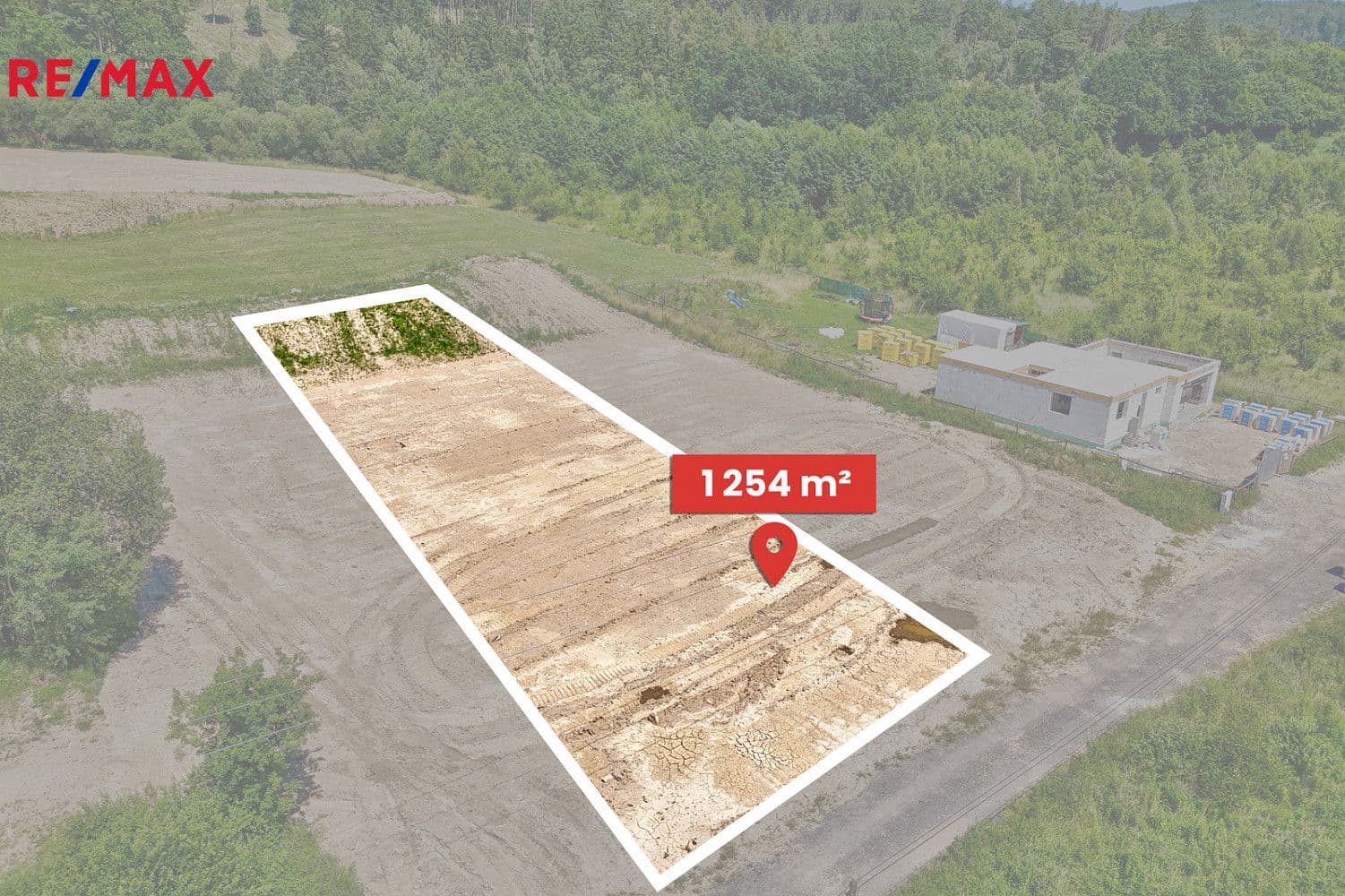 Pozemek Prodej stavebního pozemku 1 254 m²