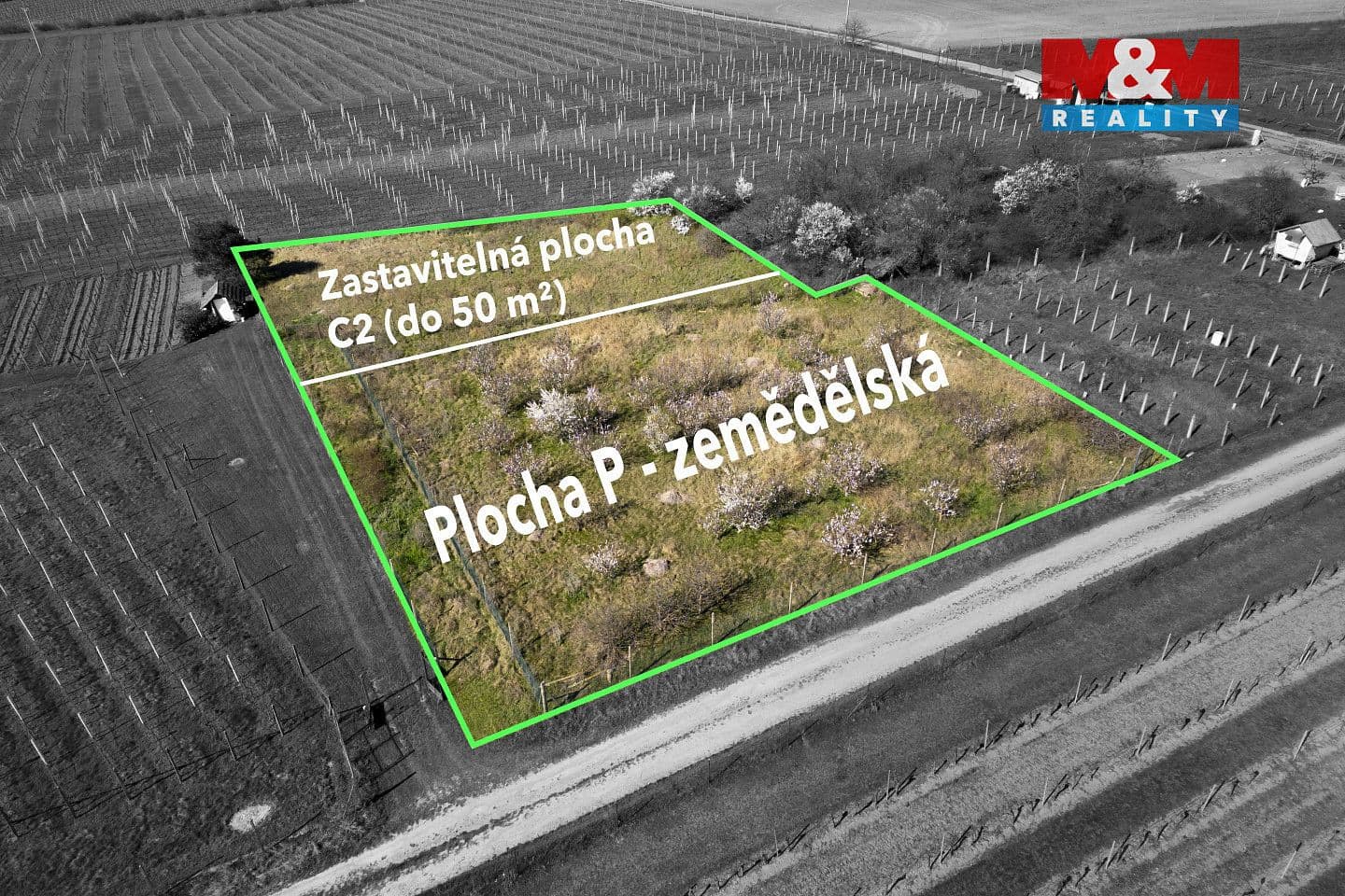 Pozemek Prodej stavebního pozemku 2 462 m²