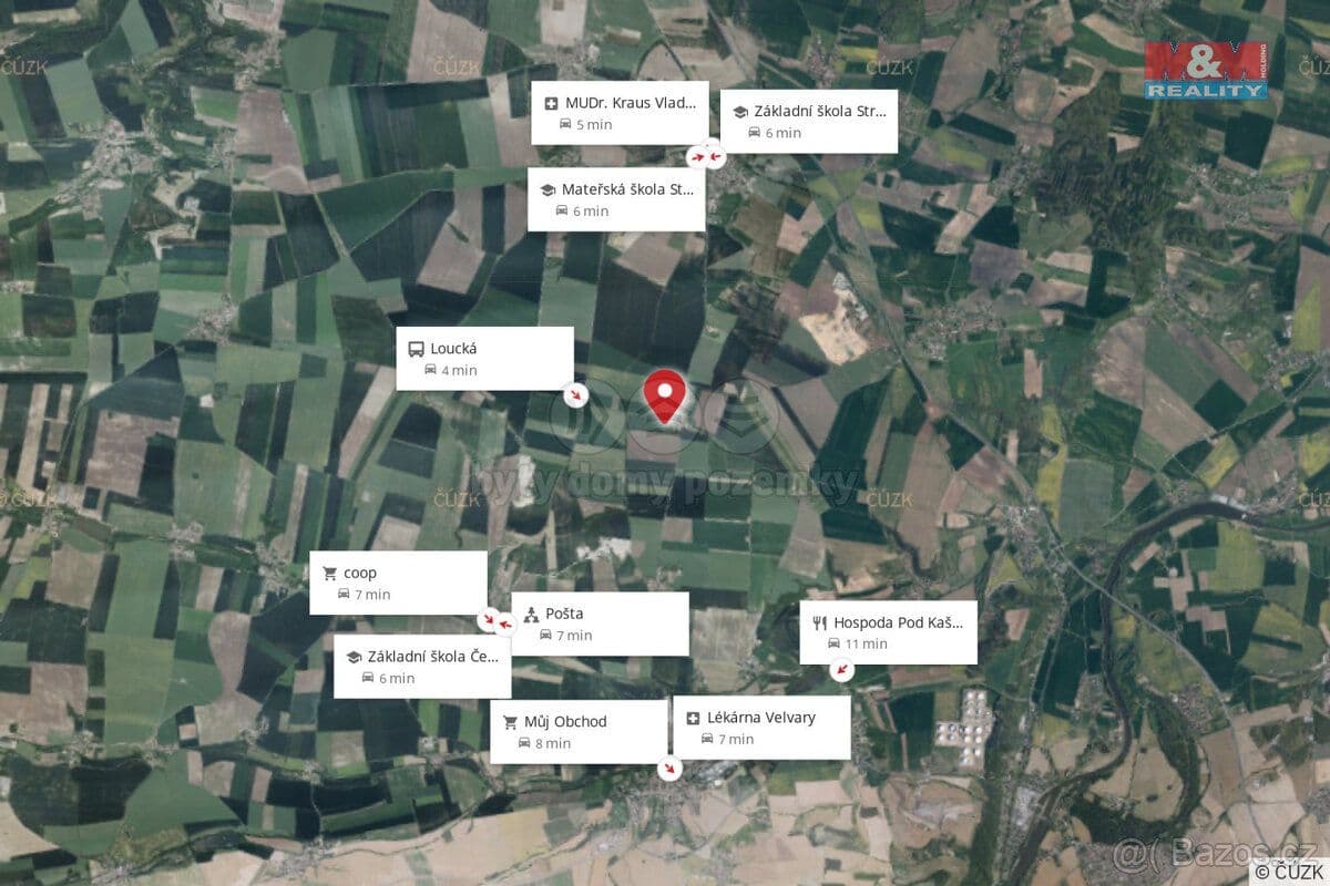 Pozemek Prodej pozemku k bydlení, 1342 m², Loucká - Kladno | Bazoš.cz