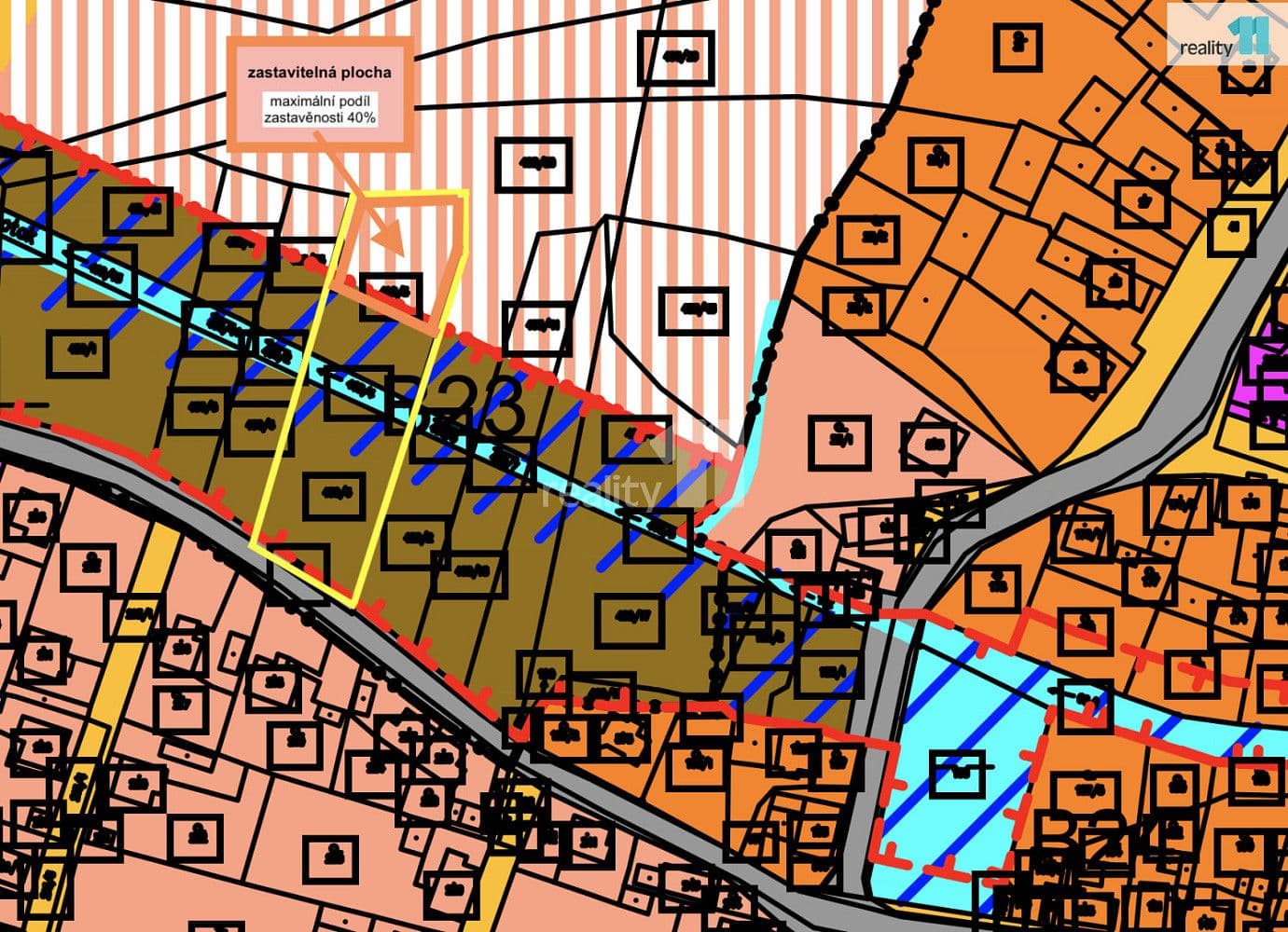 Pozemek Prodej stavebního pozemku 3 737 m²
