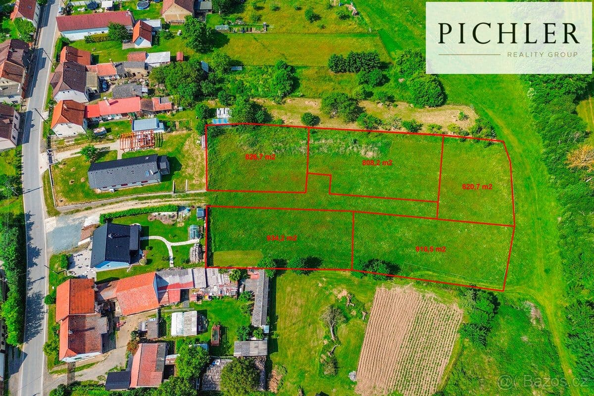 Pozemek Stavební pozemky - Černotín u Dnešic - Plzeň-jih | Bazoš.cz