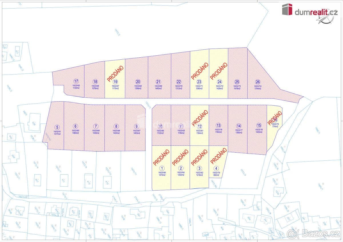 Pozemek Prodej, stavební pozemek, "Projekt Schönthal", Krásné, mik - Cheb | Bazoš.cz