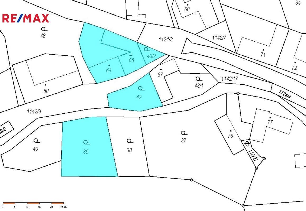 Pozemek Prodej stavebního pozemku 2 136 m²