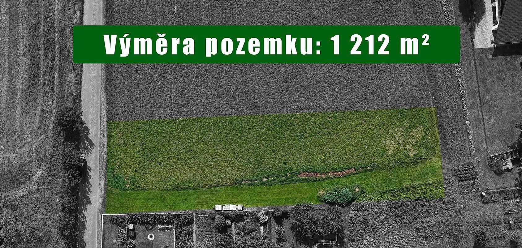 Pozemek Prodej stavebního pozemku 1 212 m²