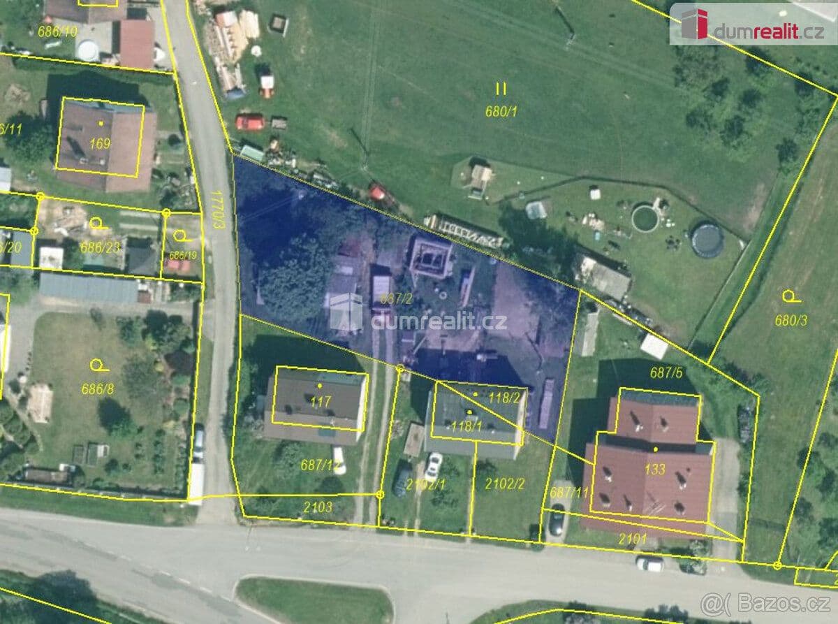 Pozemek K prodeji, stavební pozemek o výměře 964 m2, Mičovice, okr.  - Prachatice | Bazoš.cz