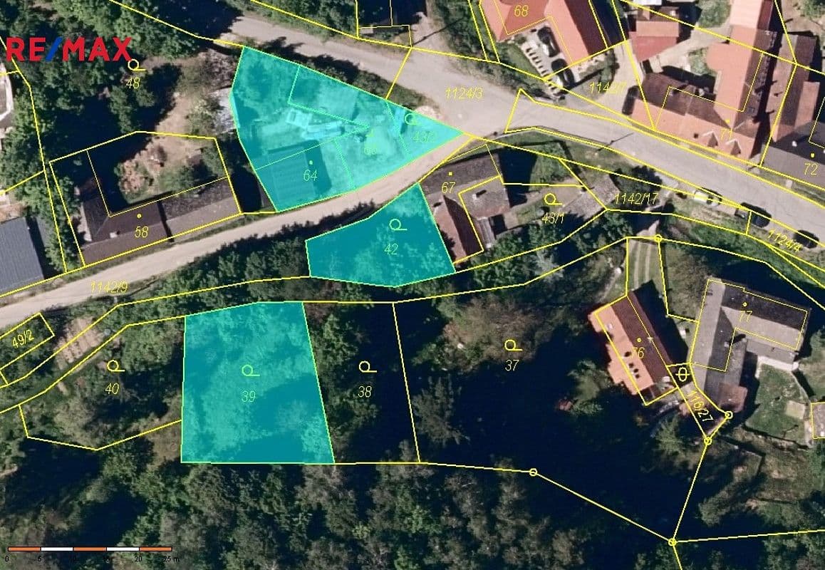 Pozemek Prodej stavebního pozemku 2 136 m²