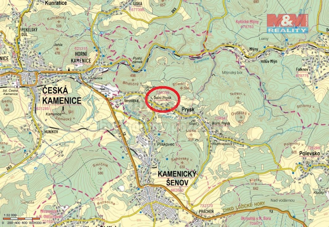 Pozemek Prodej pozemku k bydlení, 558 m², Dolní Prysk - Česká Lípa | Bazoš.cz