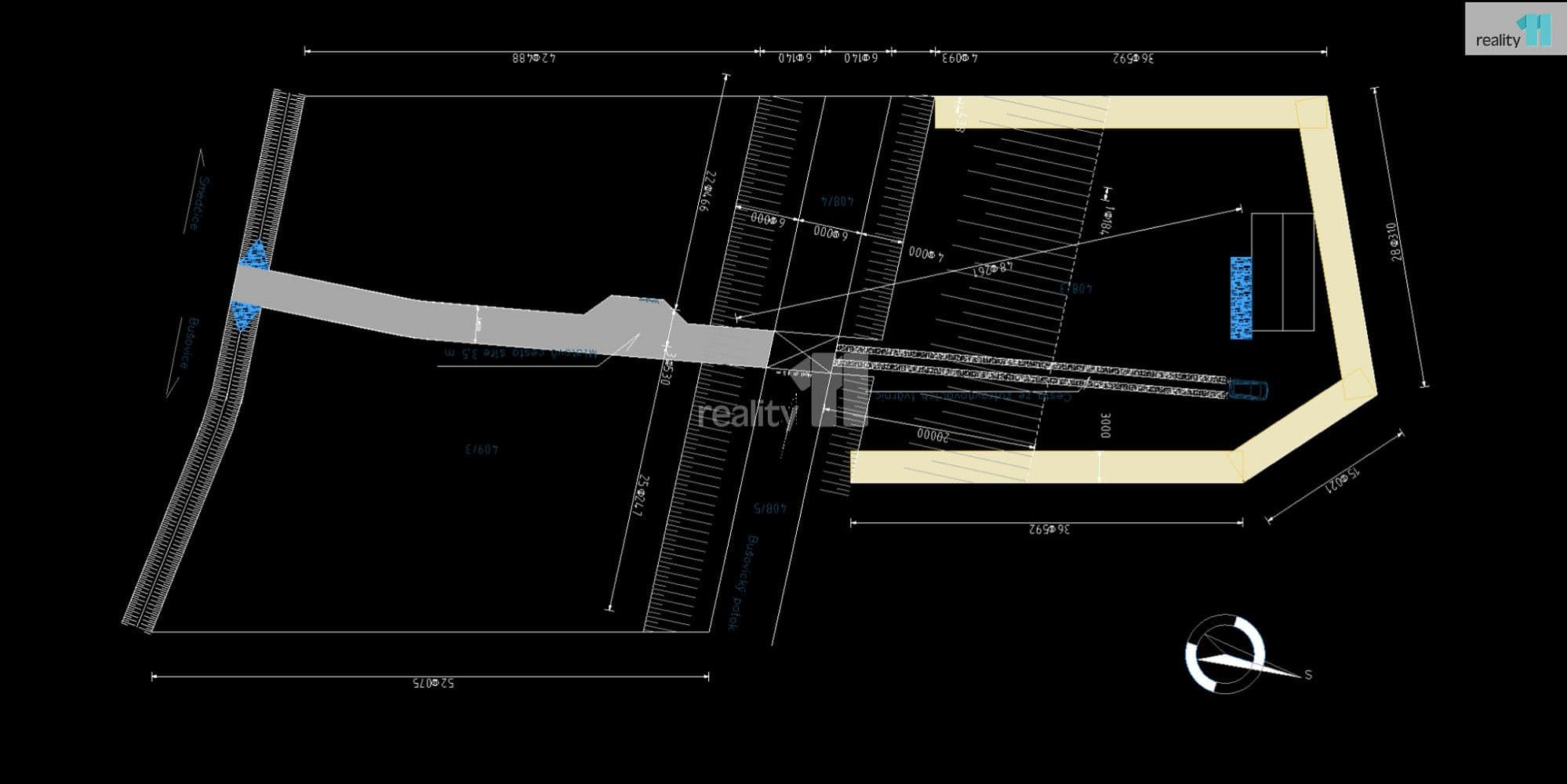Pozemek Prodej stavebního pozemku 3 737 m²