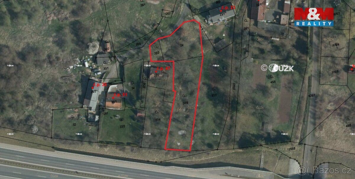 Pozemek Prodej pozemku k bydlení, 1893 m², Libkovice - Louny | Bazoš.cz