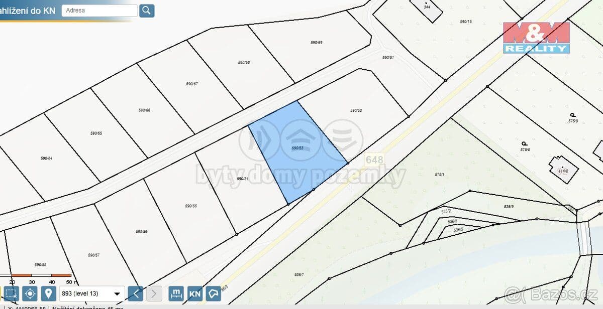 Pozemek Prodej pozemku k bydlení, 1389 m², Vojkovice - Frýdek - Místek | Bazoš.cz