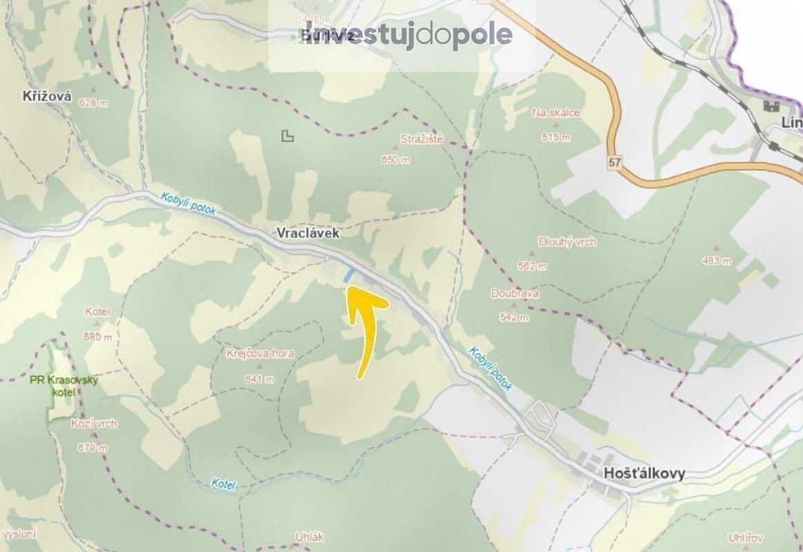 Pozemek Prodej stavebního pozemku 3 227 m²