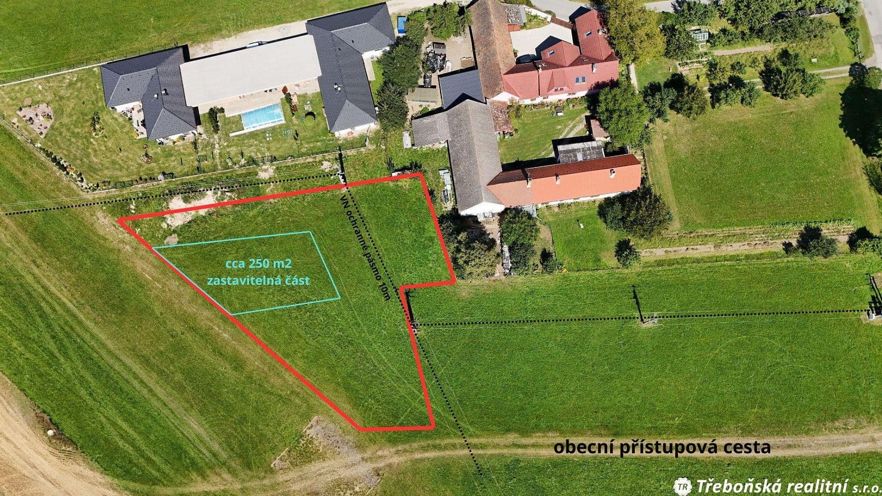 Pozemek Prodej stavebního pozemku 1 540 m²