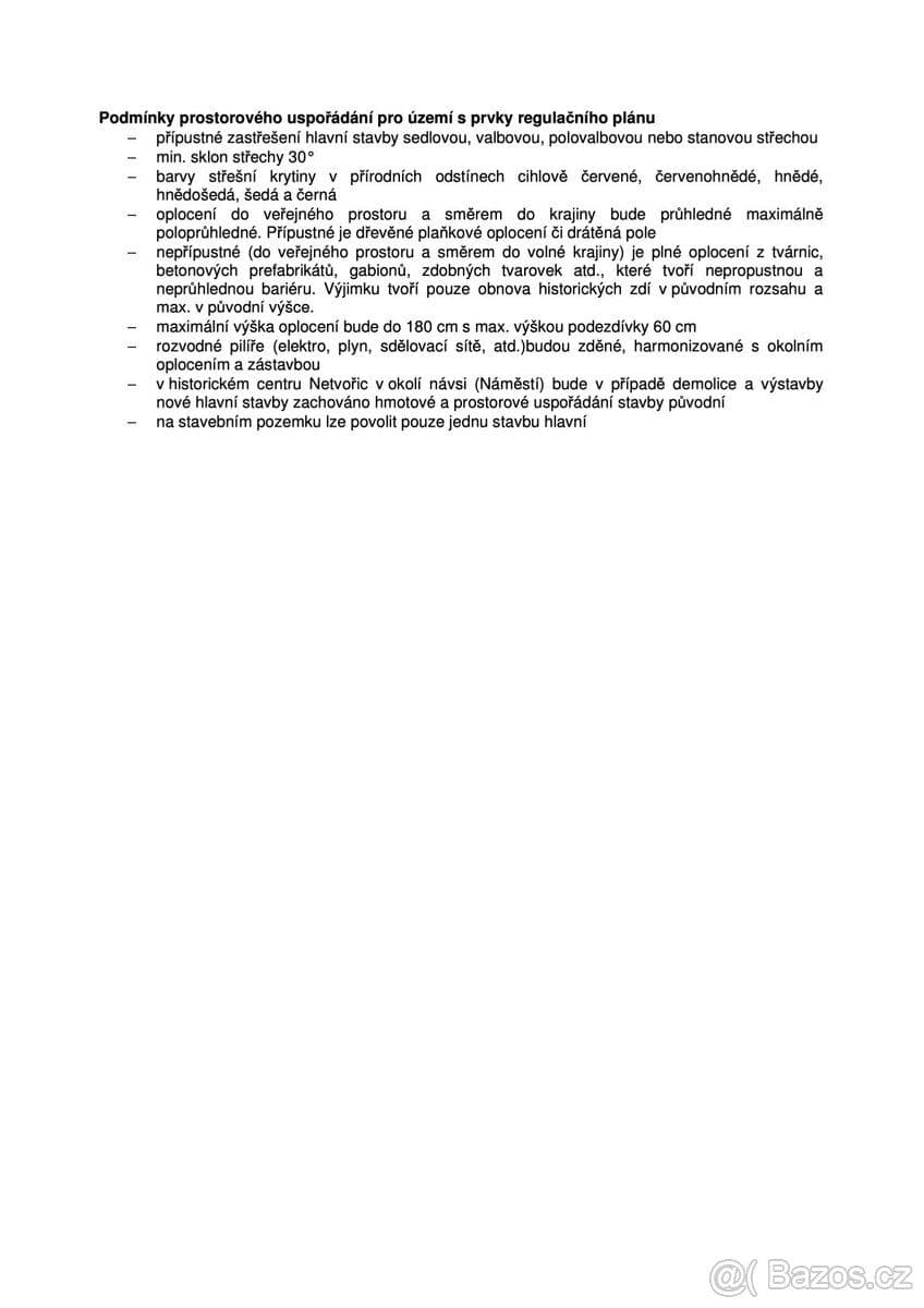 Pozemek Prodej stavebního pozemku 2 291 m² – Dunávice u Netvořic, ok - Benešov | Bazoš.cz