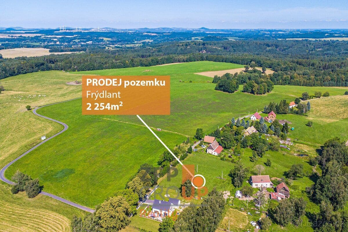 Pozemek Prodej stavebního pozemku o rozloze 2 254 m², Frýdlant - Liberec | Bazoš.cz