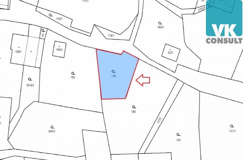 Pozemek Karle - prodej pozemku 755 m2 k bydlení nedaleko... - Svitavy | Bazoš.cz