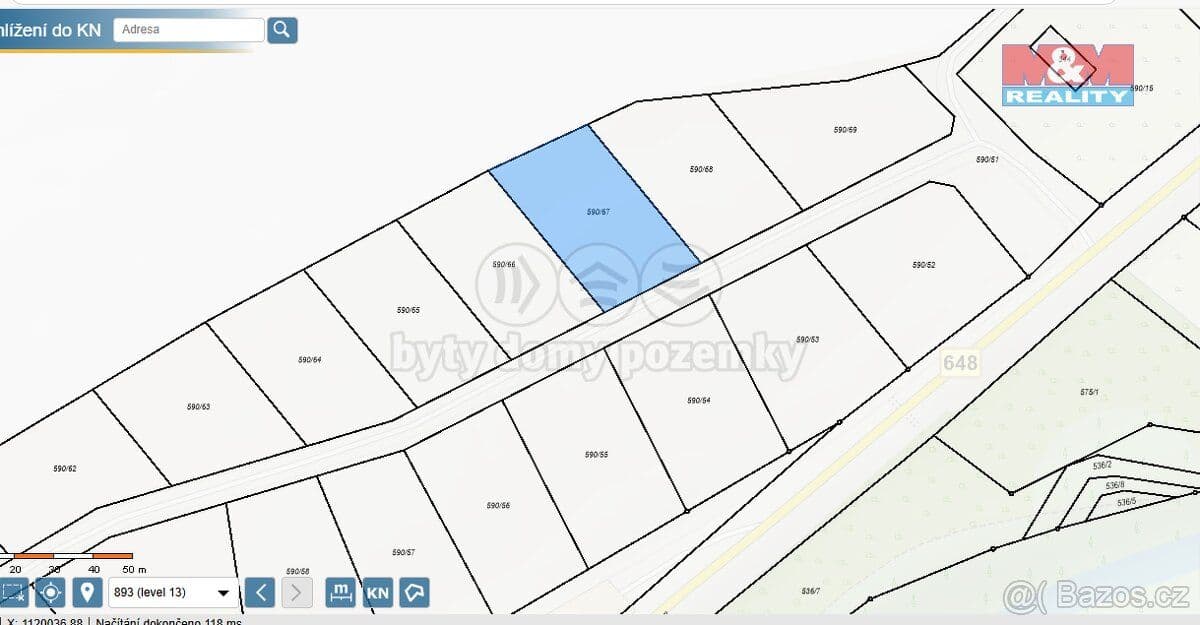 Pozemek Prodej pozemku k bydlení, 1235 m², Vojkovice - Frýdek - Místek | Bazoš.cz