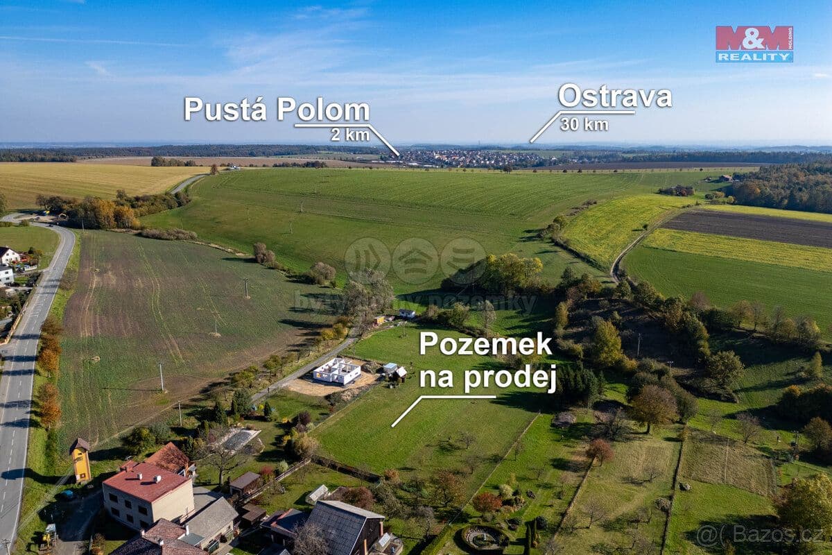 Pozemek Prodej pozemku k bydlení, 3982 m², Hlubočec - Opava | Bazoš.cz