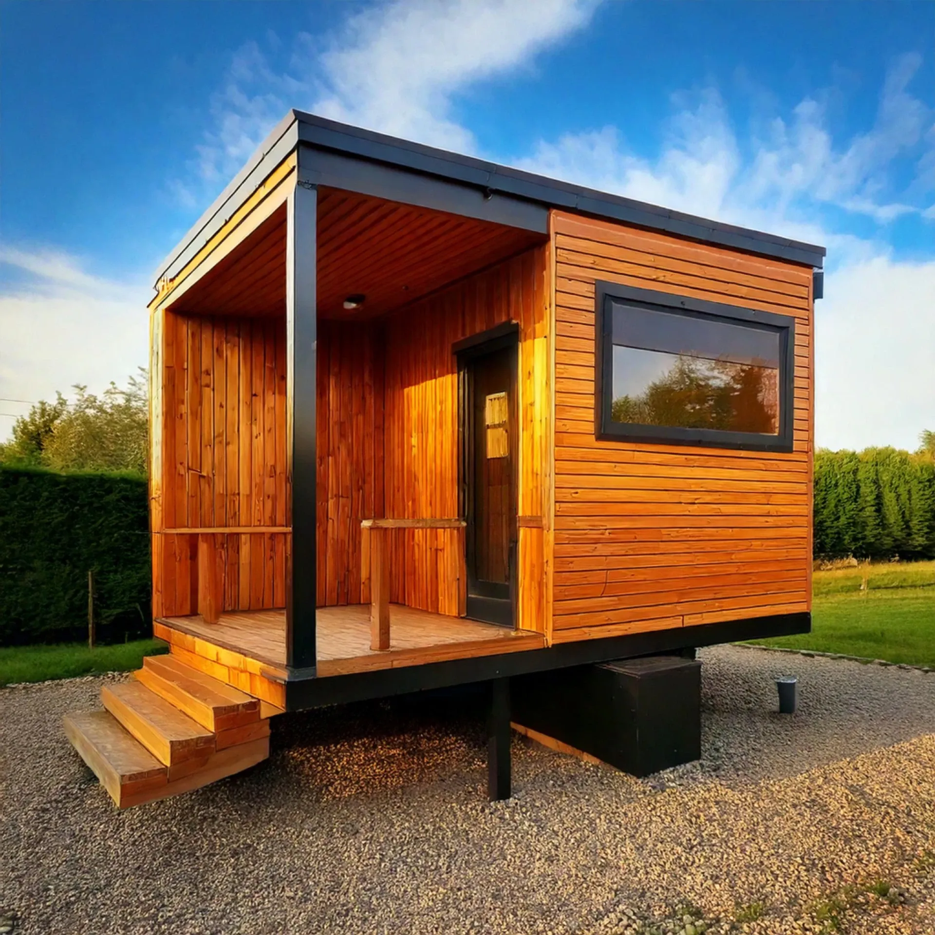 Kontejnerová sauna na míru 5
