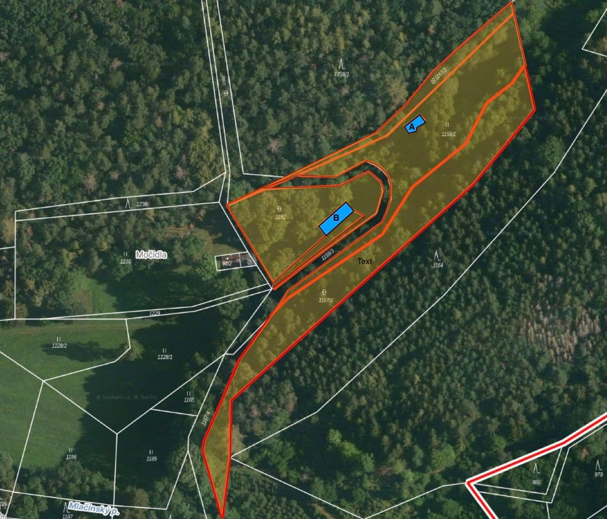 Pozemek 🏡 Prodej rozsáhlých rekreačních pozemků se stavbami v přírodě – Blažim nad Vltavou Pozemek 🏡 Prodej rozsáhlých rekreačních pozemků se stavbami v přírodě – Blažim nad Vltavou