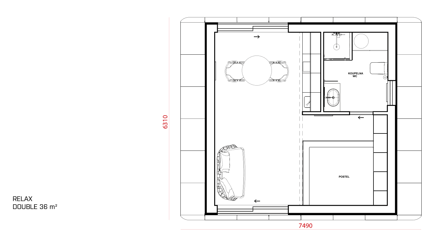 Fashion Line Double od Koma Modular Fashion Line Double 13