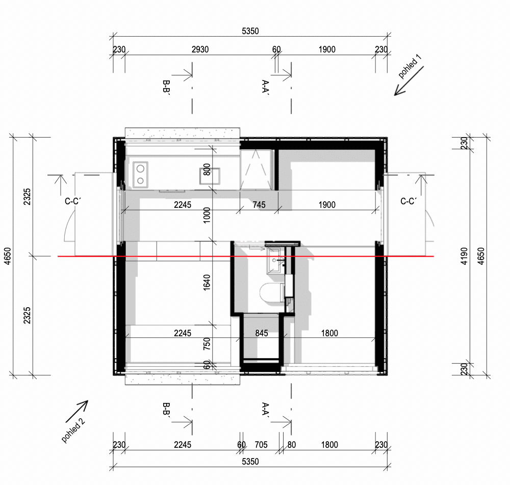 Ulita s plochou střechou od Egoe Ulita s plochou střechou 5