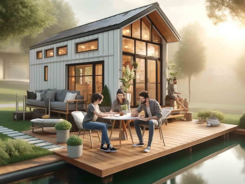 Tiny house na sdílení s kamarády