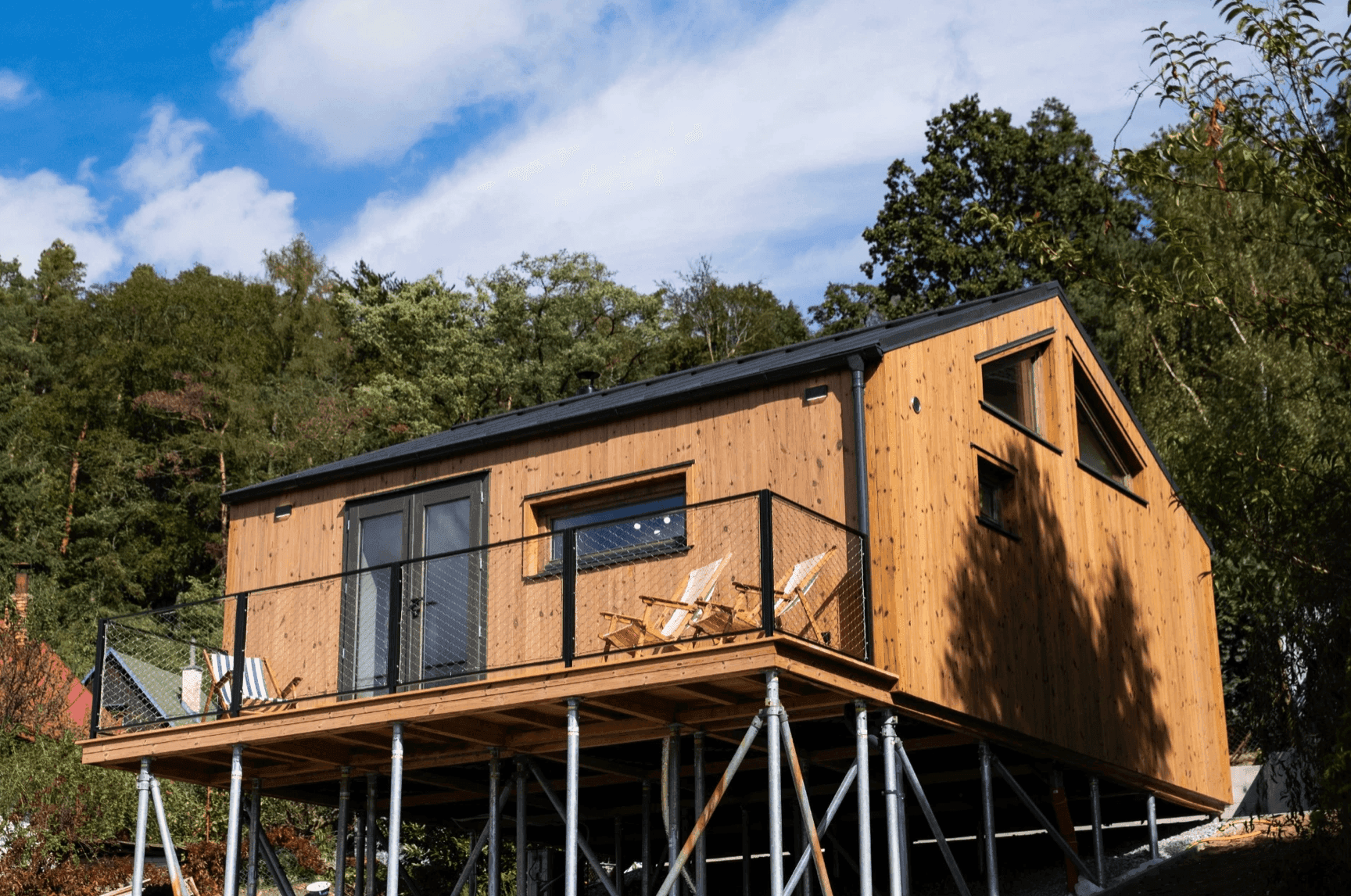 Modulová dřevostavba- Chata od Truhlářství Rillich Modulová dřevostavba- Chata 2