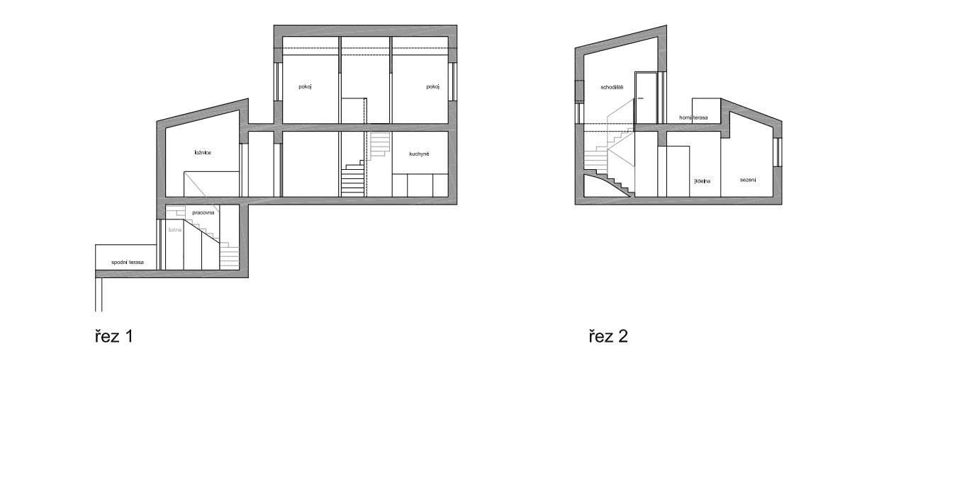 Pozemek 🏡 Prodej svažitého pozemku s chatou k rekonstrukci – Černošice, Slunečná