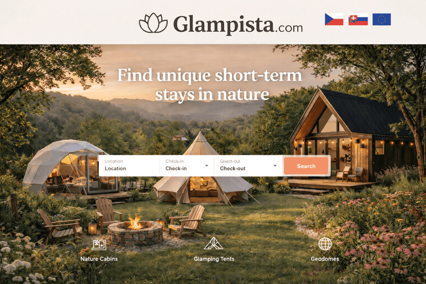 Nákup glampingové platformy