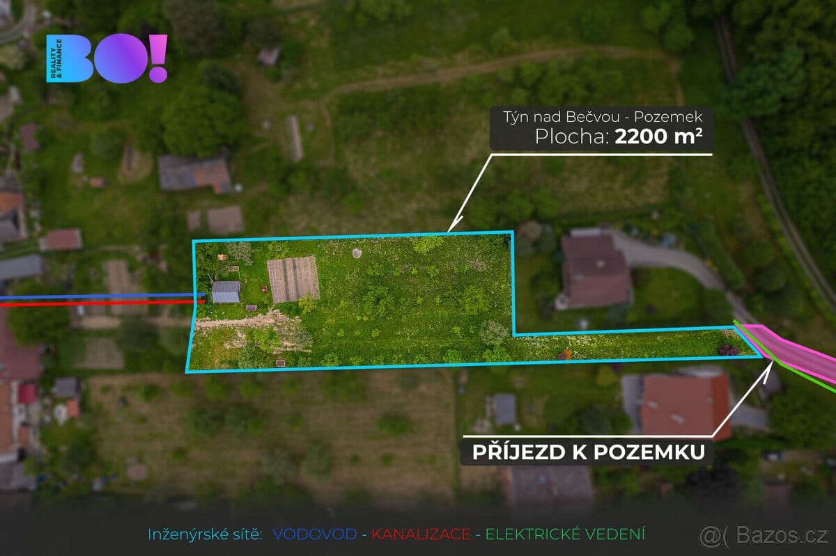 Pozemek Prodej stavebního pozemku, 2207 m², Týn nad Bečvou - Přerov | Bazoš.cz Pozemek Prodej stavebního pozemku, 2207 m², Týn nad Bečvou - Přerov | Bazoš.cz