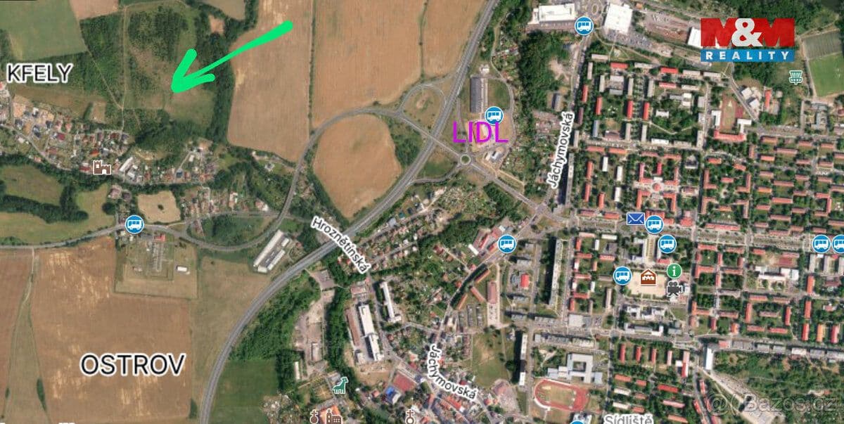 Pozemek Prodej pozemku k bydlení v Ostrově,1352 m2, Kfely - Karlovy Vary | Bazoš.cz Pozemek Prodej pozemku k bydlení v Ostrově,1352 m2, Kfely - Karlovy Vary | Bazoš.cz