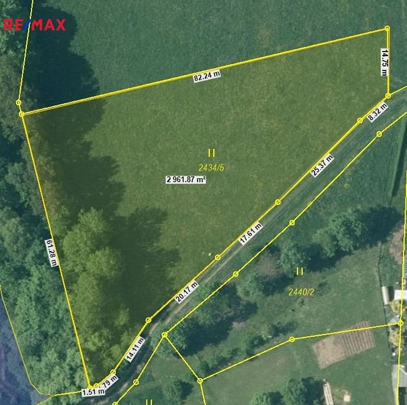 Pozemek Prodej stavebního pozemku 2 962 m² Pozemek Prodej stavebního pozemku 2 962 m²