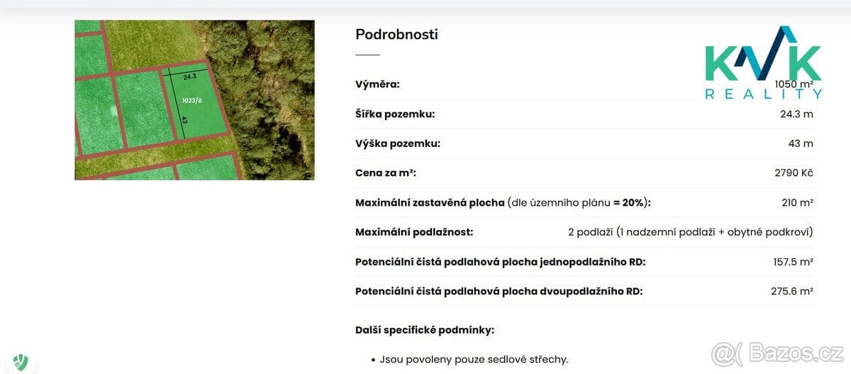 Pozemek Prodej stavebního pozemku o výměře 1.050 m2, Ostrov - Květno - Karlovy Vary | Bazoš.cz Pozemek Prodej stavebního pozemku o výměře 1.050 m2, Ostrov - Květno - Karlovy Vary | Bazoš.cz