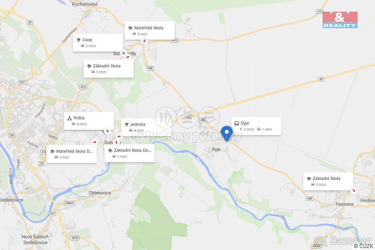 Pozemek Prodej pozemku k bydlení, 2322 m², Dyje - Znojmo | Bazoš.cz Pozemek Prodej pozemku k bydlení, 2322 m², Dyje - Znojmo | Bazoš.cz