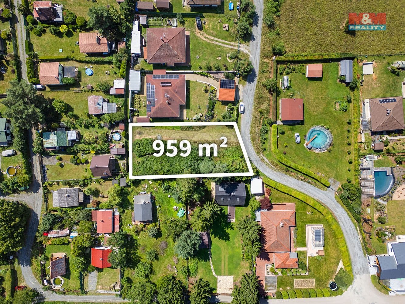Pozemek Prodej stavebního pozemku 959 m² Pozemek Prodej stavebního pozemku 959 m²