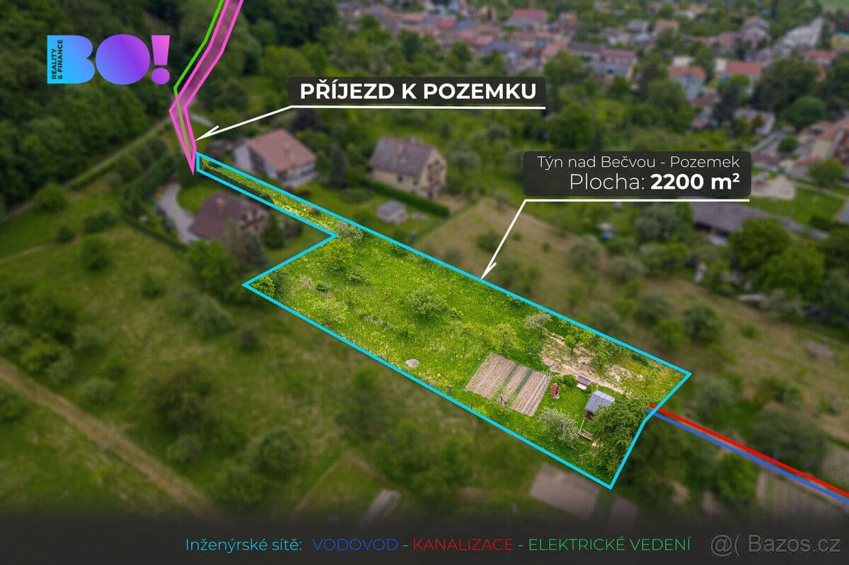 Pozemek Prodej stavebního pozemku, 2207 m², Týn nad Bečvou - Přerov | Bazoš.cz Pozemek Prodej stavebního pozemku, 2207 m², Týn nad Bečvou - Přerov | Bazoš.cz